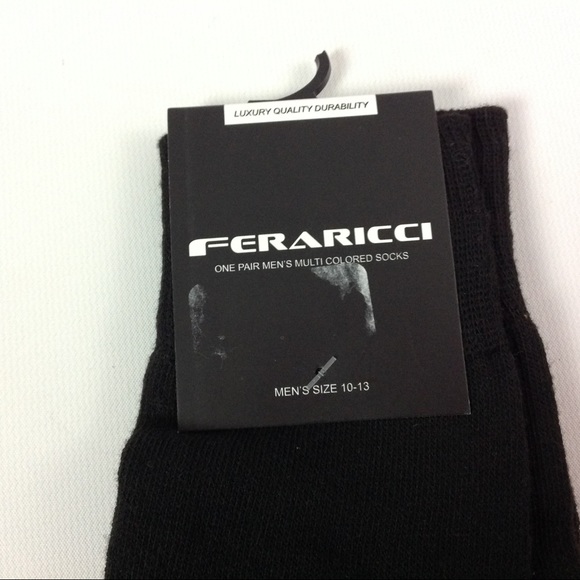 Feraricci Luxury Men Dress Docks Size 10-13 Black - Picture 2 of 3